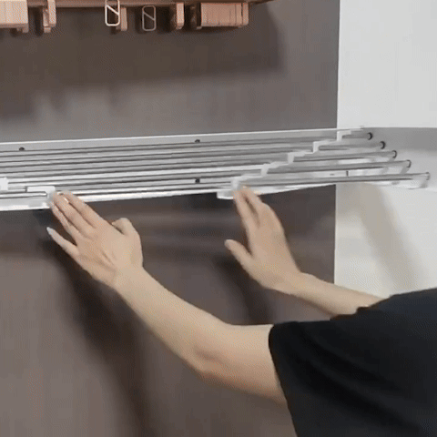 étendoir à linge gain de place démonstration MinimalisteLab