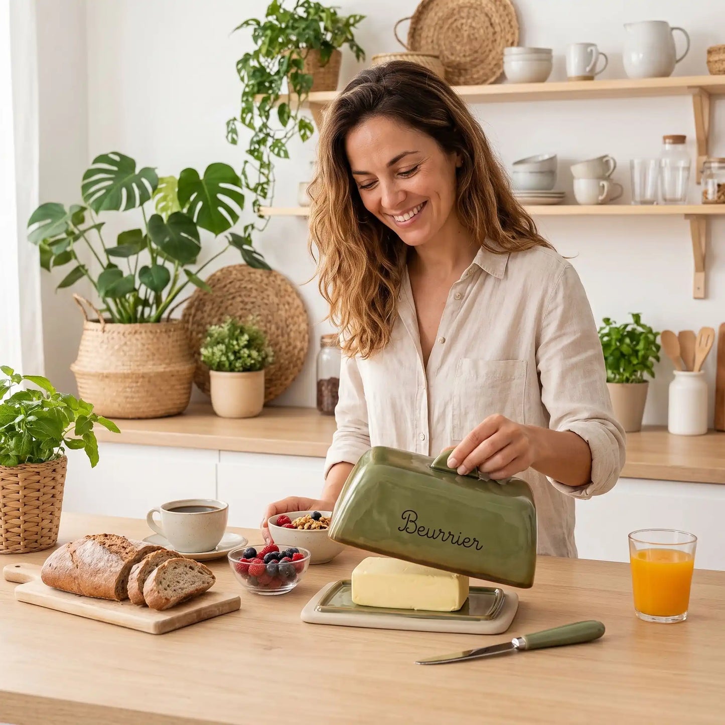 beurrier vintage céramique lifestyle table MinimalisteLab