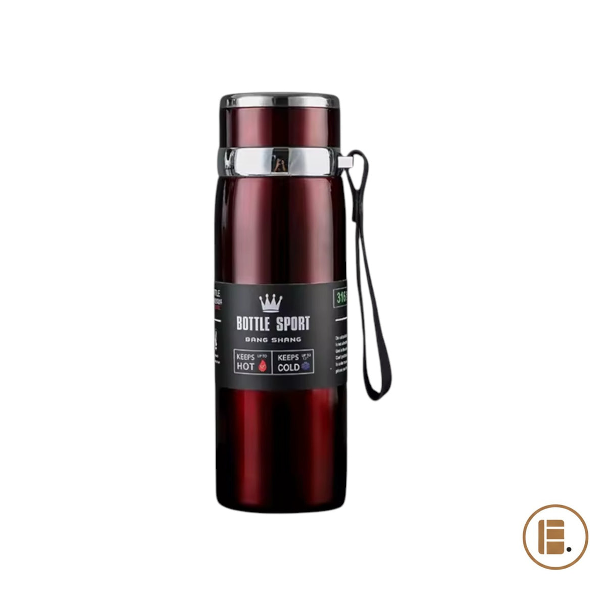 Bouteille isotherme | ThermoPure - Minimaliste Lab