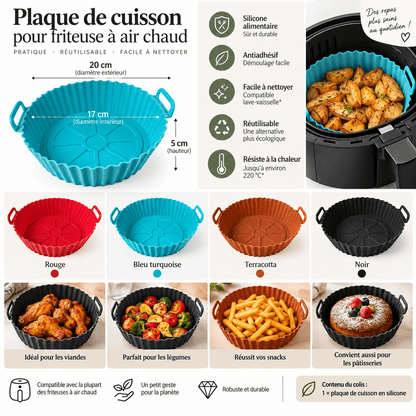 Moule Silicone Air Fryer | Antiadhésif Réutilisable - Minimaliste Lab