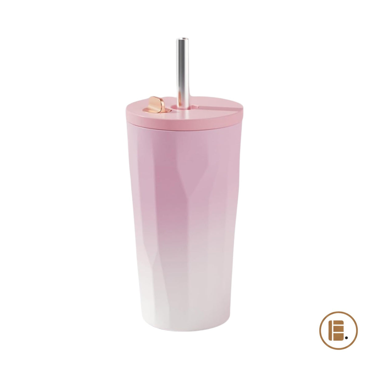 Mug isotherme | Paille Intégrée - Minimaliste Lab