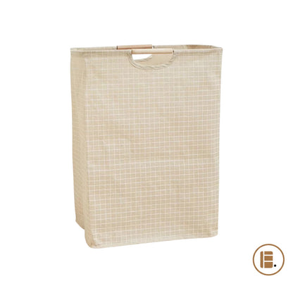 panier à linge pratique et design tissu buanderie MinimalisteLab