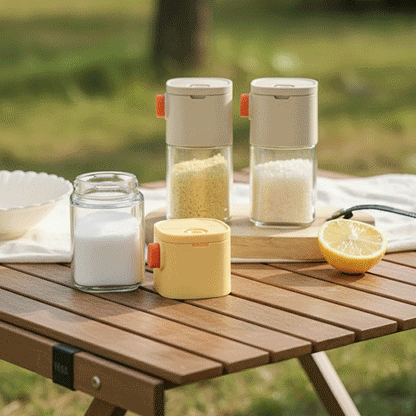 Pot a epice | Hermétique Blanc Jaune Cuisine