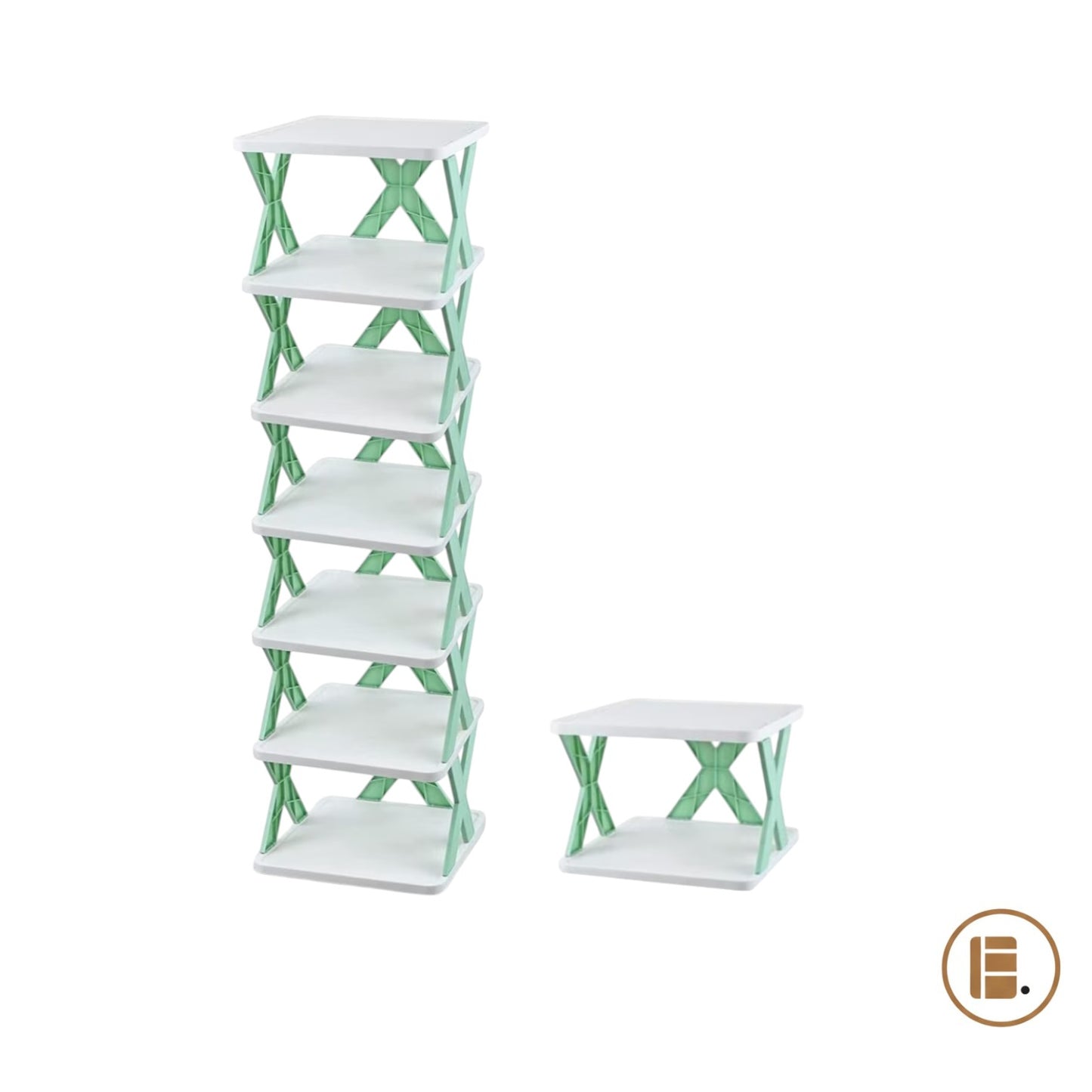 étagère chaussures gain de place entrée MinimalisteLab