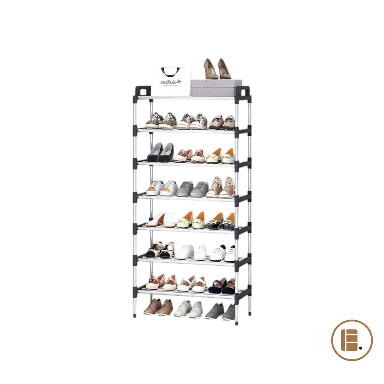 étagère chaussures gain de place 30 paires entrée MinimalisteLab
