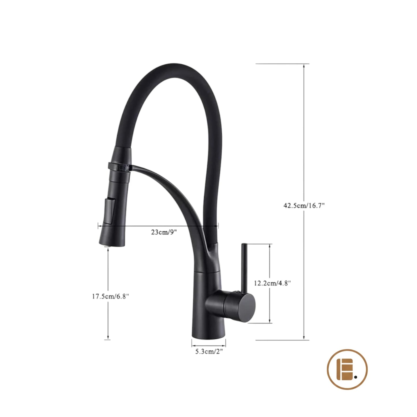 robinet cuisine design modulable dimensions MinimalisteLab