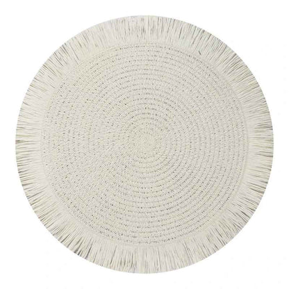 set de table rond élégant gris MinimalisteLab