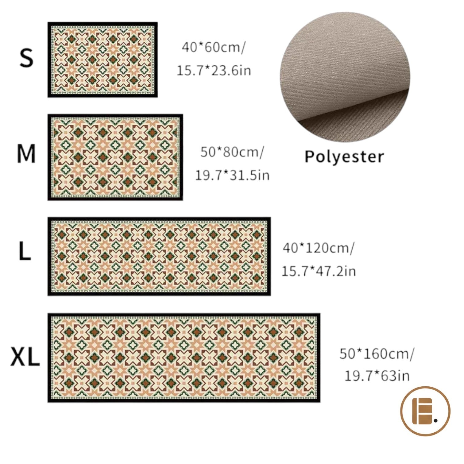 tapis cuisine antidérapant lavable ambiance MinimalisteLab