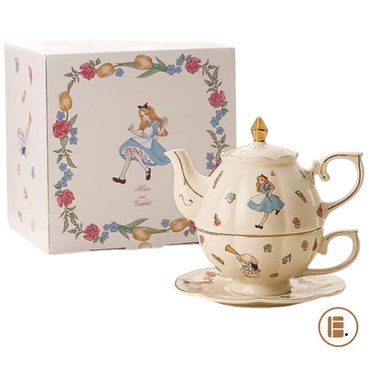 Tasse à café | Alice au Pays des Merveilles - Minimaliste Lab