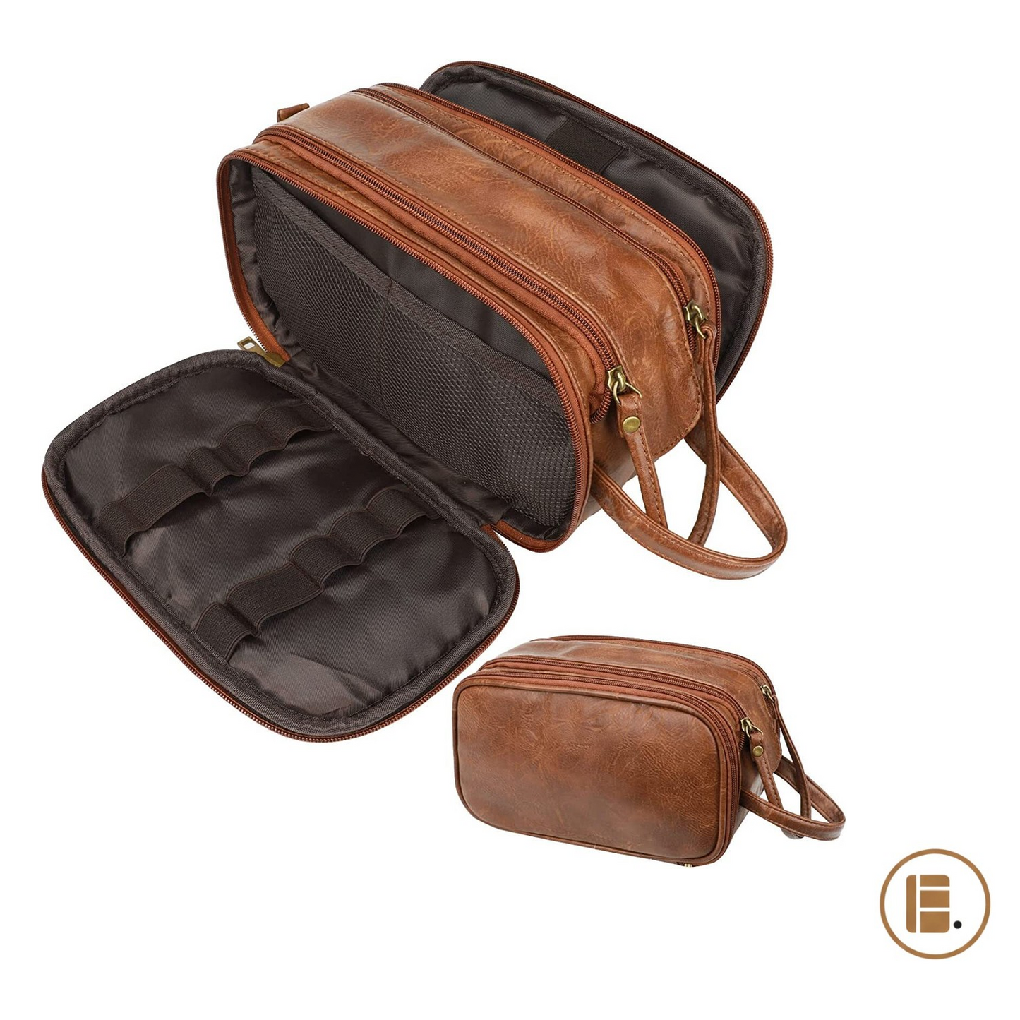 trousse de toilette pratique vue dessus rangement MinimalisteLab