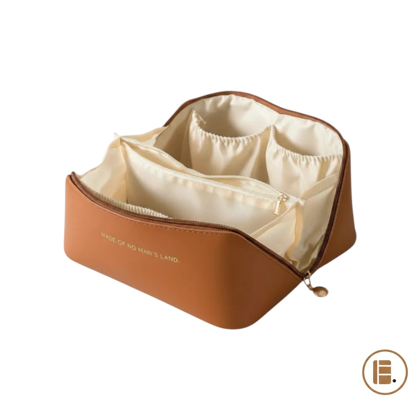 trousse de toilette femme élégance pratique poches zippées MinimalisteLab