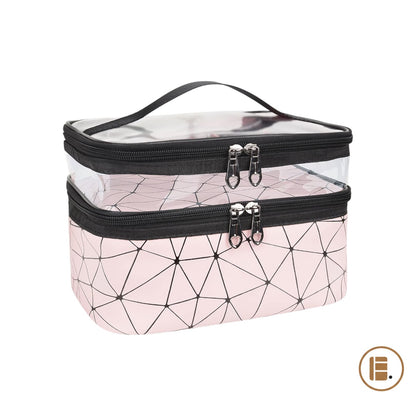 grande trousse de toilette spacieuse pratique fond blanc MinimalisteLab