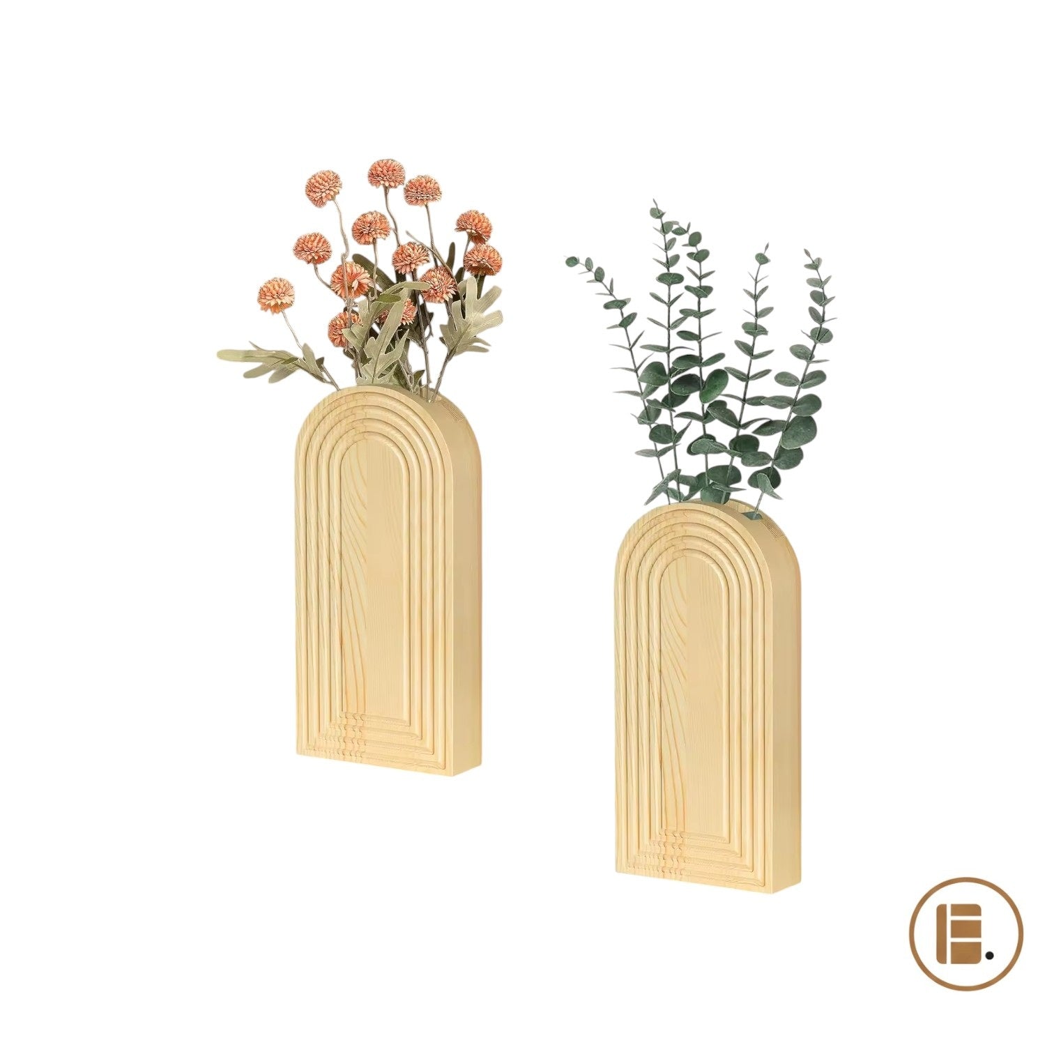 vase mural design ambiance salon MinimalisteLab