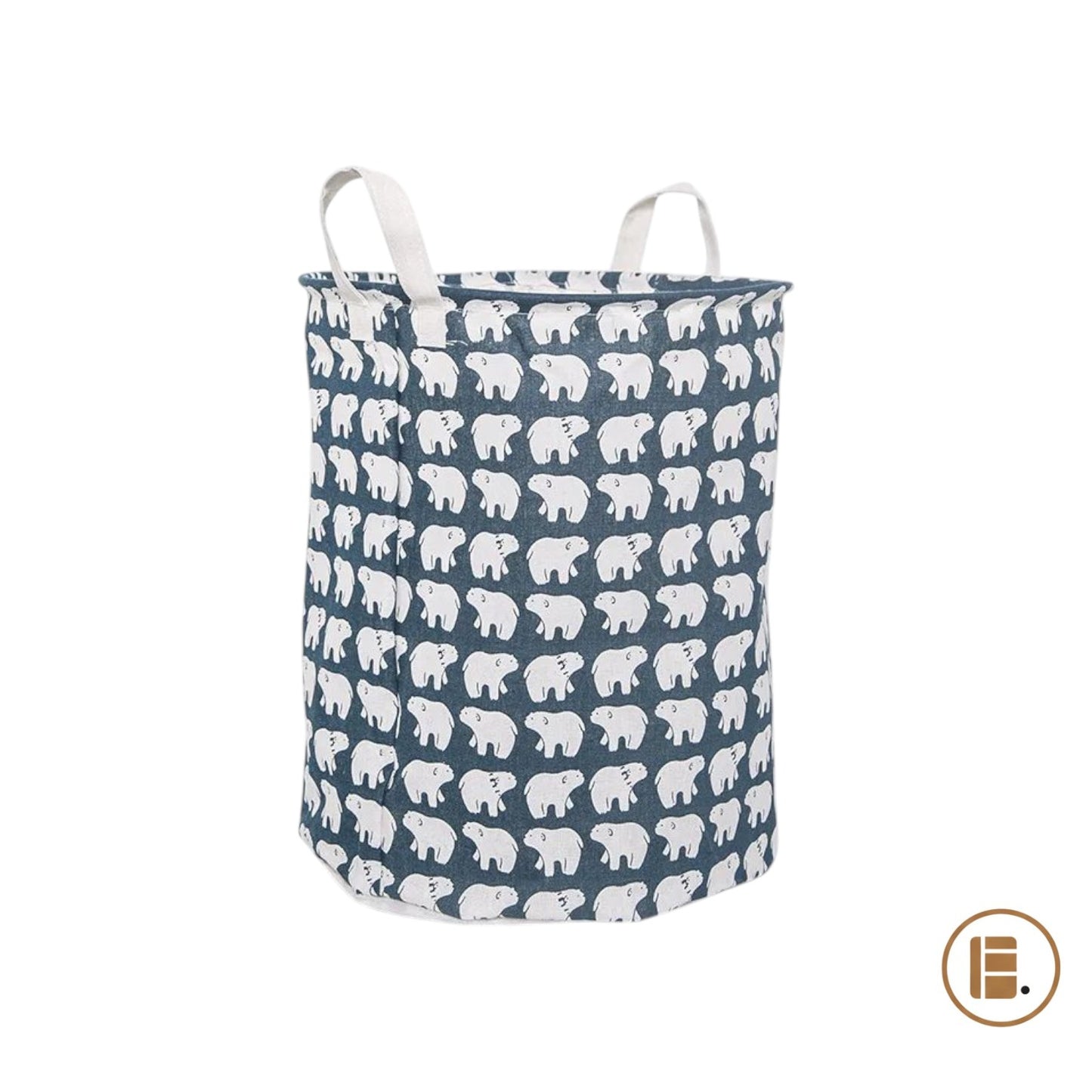panier linge pliable gain de place buanderie MinimalisteLab