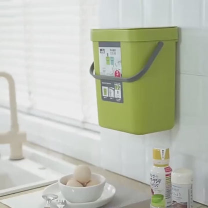 Poubelle Murale Gain de Place – Blanc Premium - Minimaliste Lab