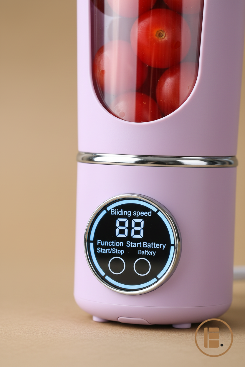 blender smoothie portable rechargeable fond blanc MinimalisteLab