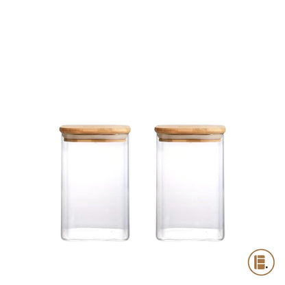 Boite de conservation alimentaire | Verre Bambou Hermétique