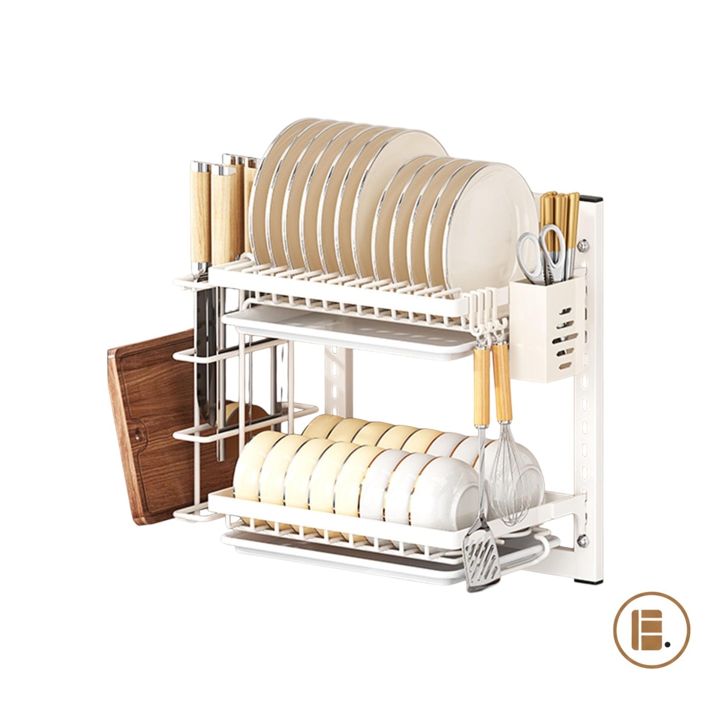 égouttoir vaisselle mural drainage efficace cuisine MinimalisteLab