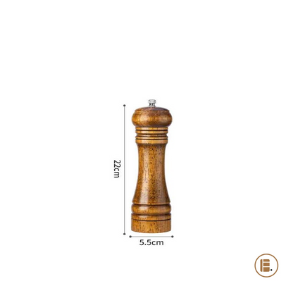 moulin à poivre réglable élégant bois foncé M MinimalisteLab