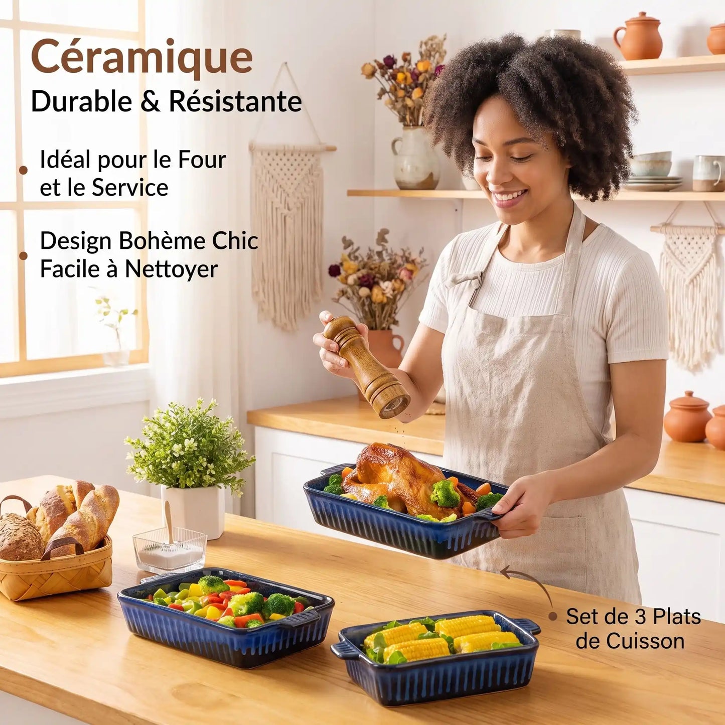 plat à four anti-éclaboussures lifestyle table MinimalisteLab