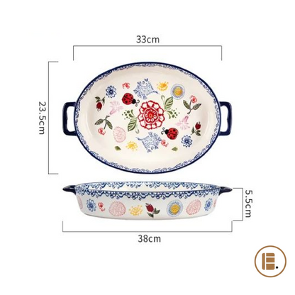plat à four céramique élégant vue dessus MinimalisteLab
