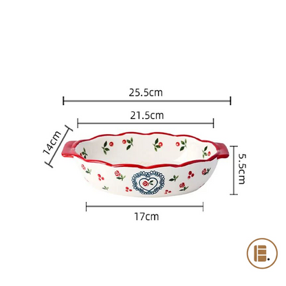 plat à four céramique élégante vue dessus MinimalisteLab