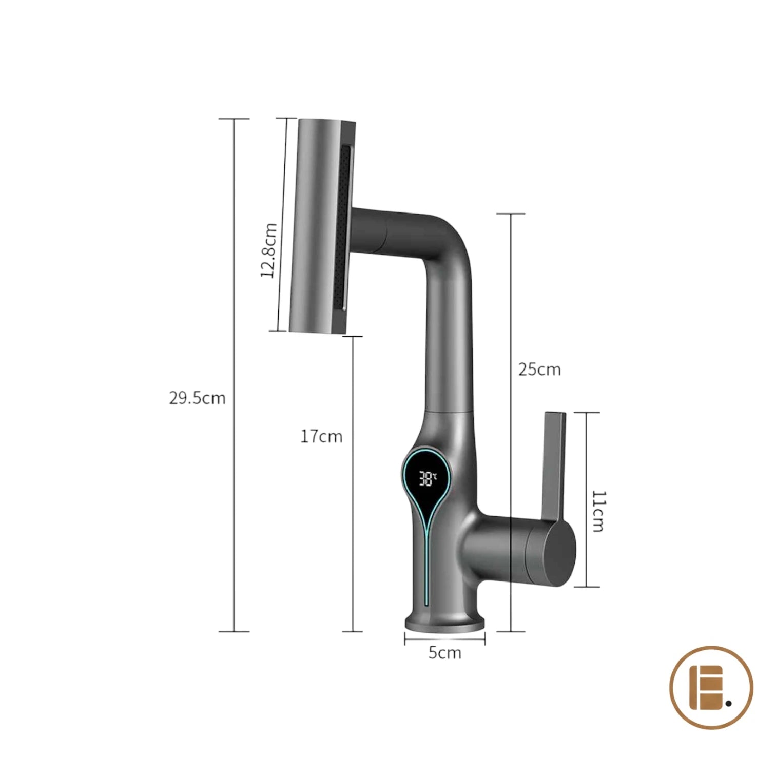 robinet cuisine design premium dimensions MinimalisteLab