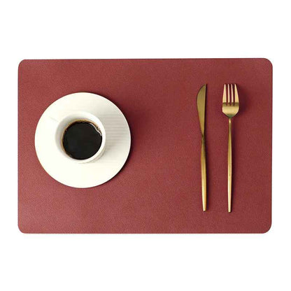 set de table élégant pratique rouge MinimalisteLab