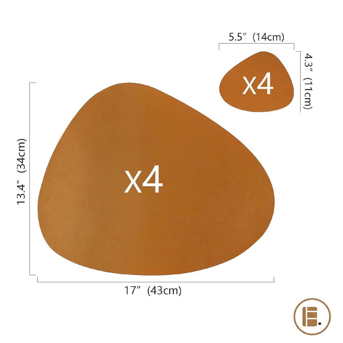 sets de table élégants premium couleur 6 MinimalisteLab