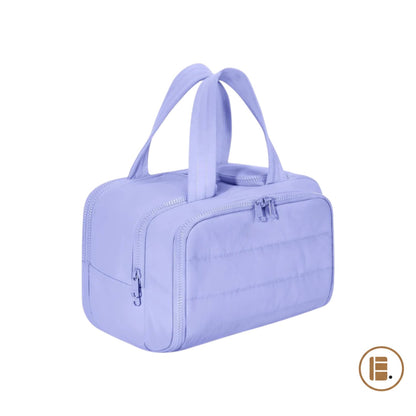 trousse de toilette compacte organisée fermeture éclair MinimalisteLab