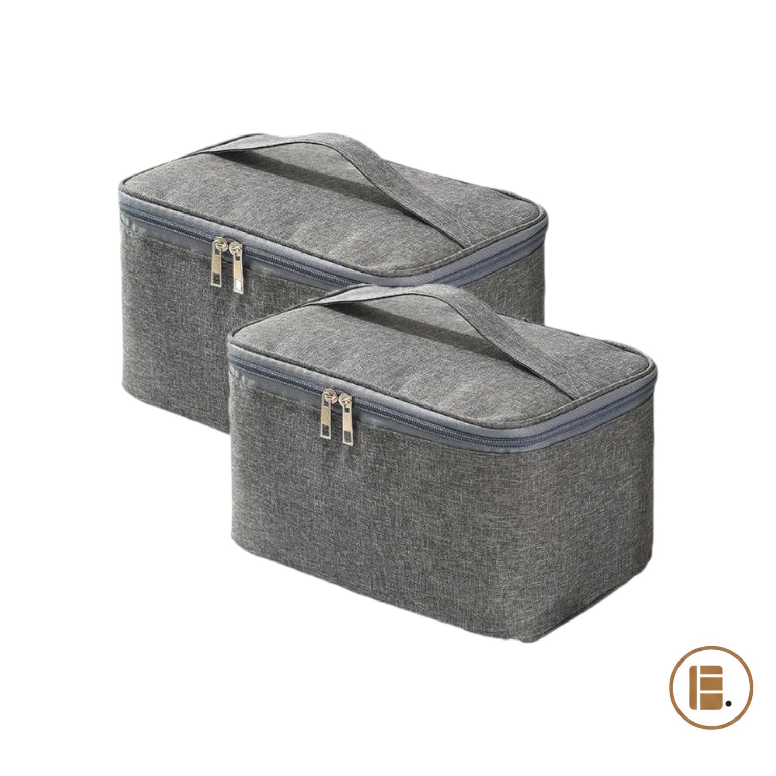 trousse de toilette homme élégance voyage fermeture éclair MinimalisteLab