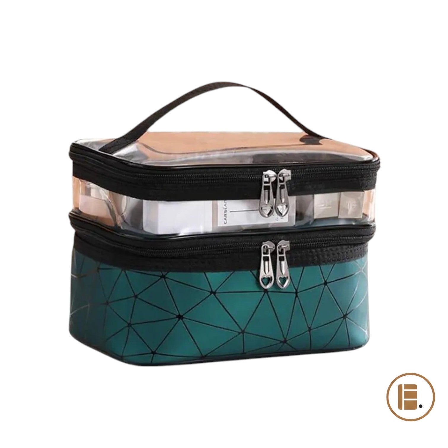 grande trousse de toilette spacieuse pratique vue dessus MinimalisteLab