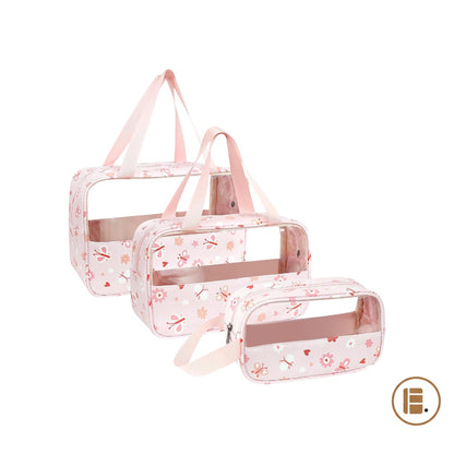 trousse de toilette voyage compact set 3 pcs vue ensemble MinimalisteLab