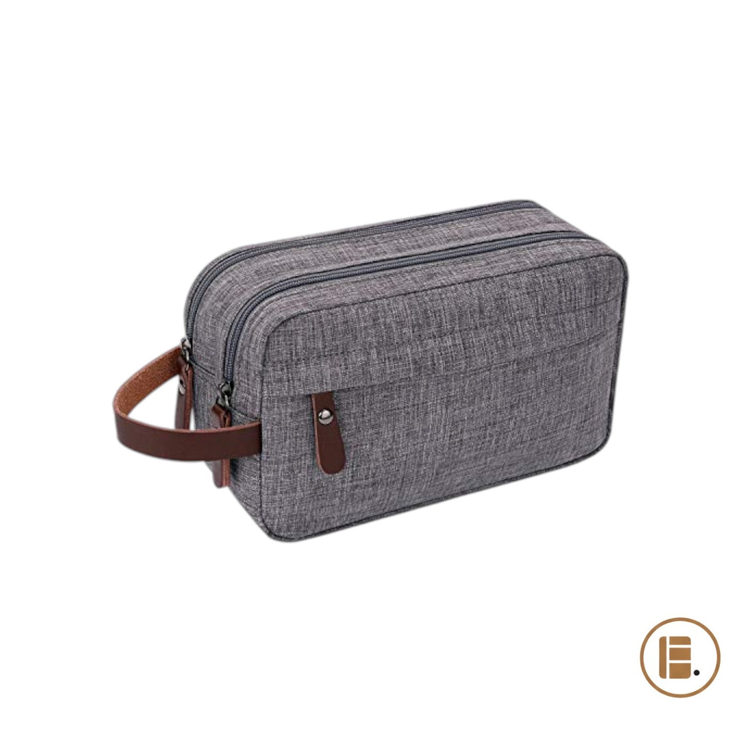 trousse de toilette voyage élégant vue dessus MinimalisteLab