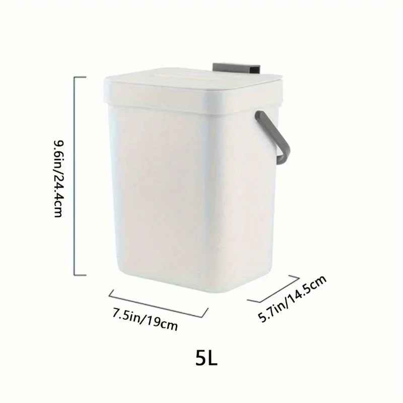 poubelle murale gain de place vue ensemble MinimalisteLab
