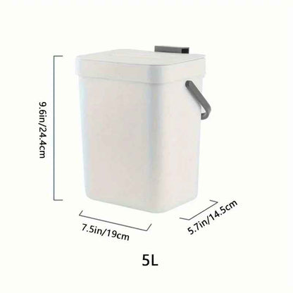 poubelle murale gain de place vue ensemble MinimalisteLab