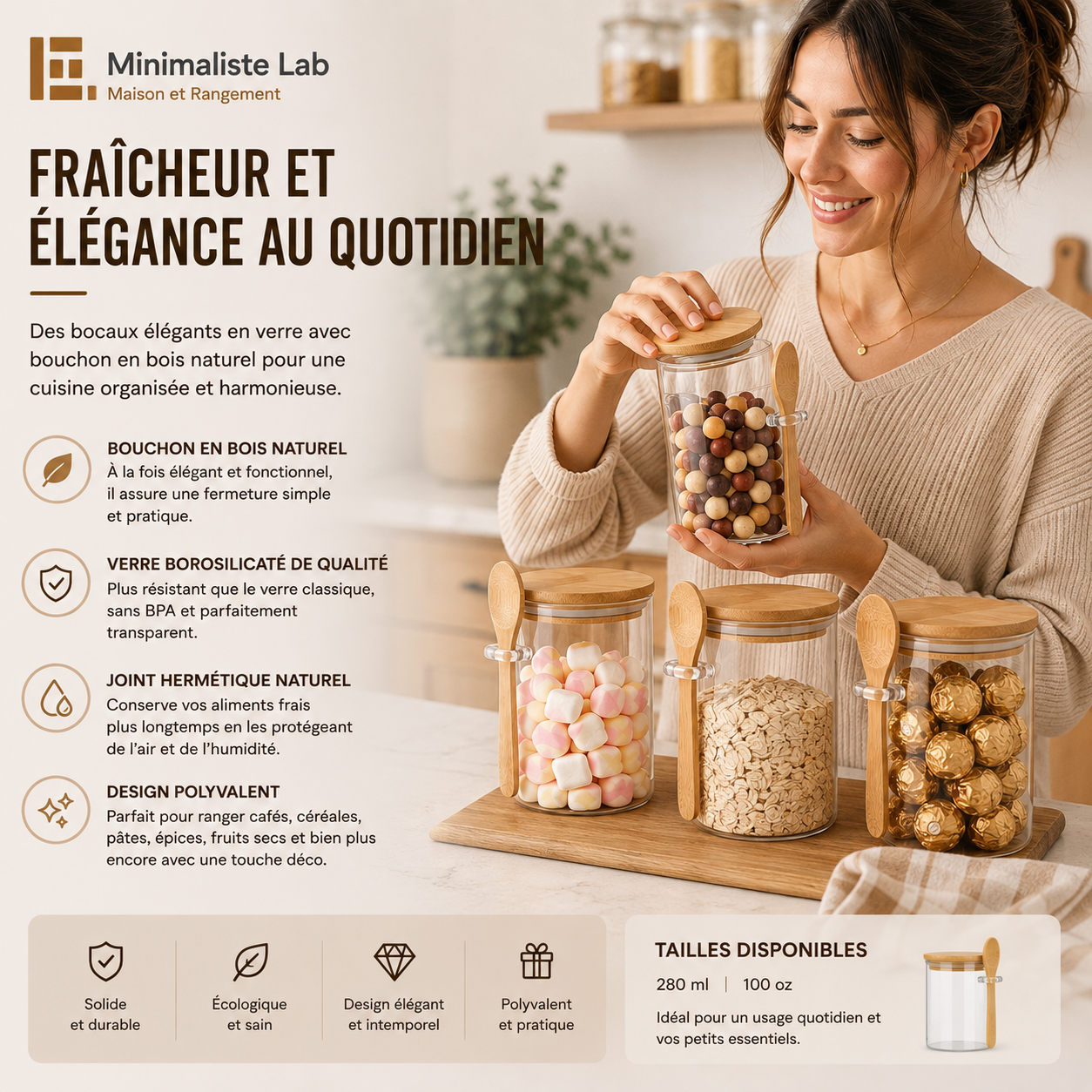 Boite de conservation alimentaire | Hermétique Verre