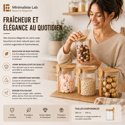 Boite de conservation alimentaire | Hermétique Verre