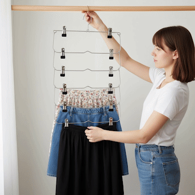 Cintre | Sans Plis Pinces Jupe Pantalon Dressing