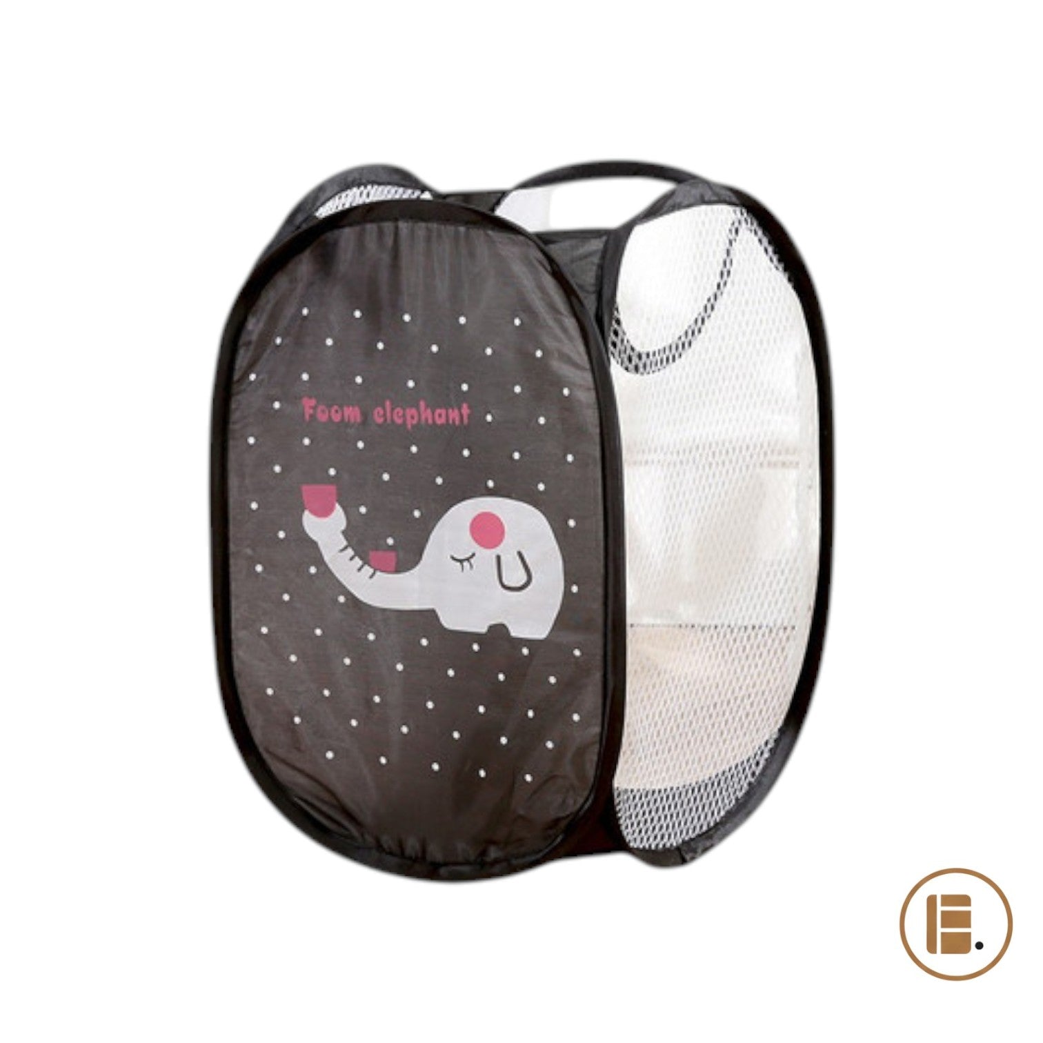 panier à linges sales pratique et design tissu buanderie MinimalisteLab