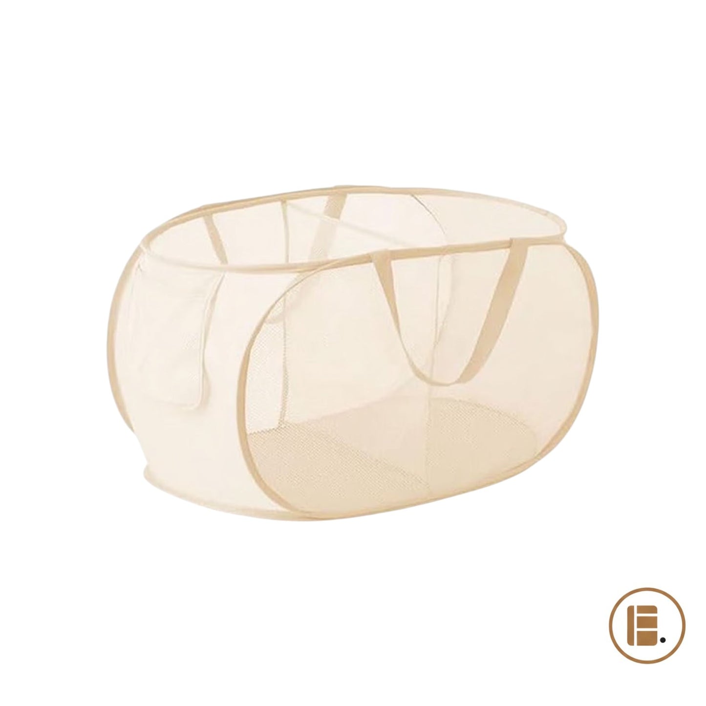 panier à linge design pratique tissu buanderie MinimalisteLab