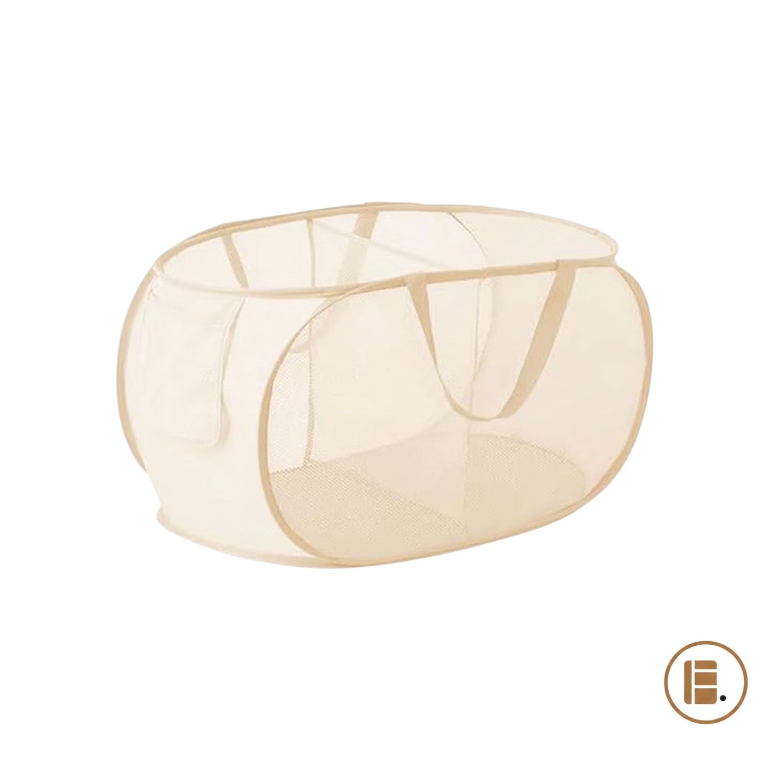 panier à linge design pratique tissu buanderie MinimalisteLab