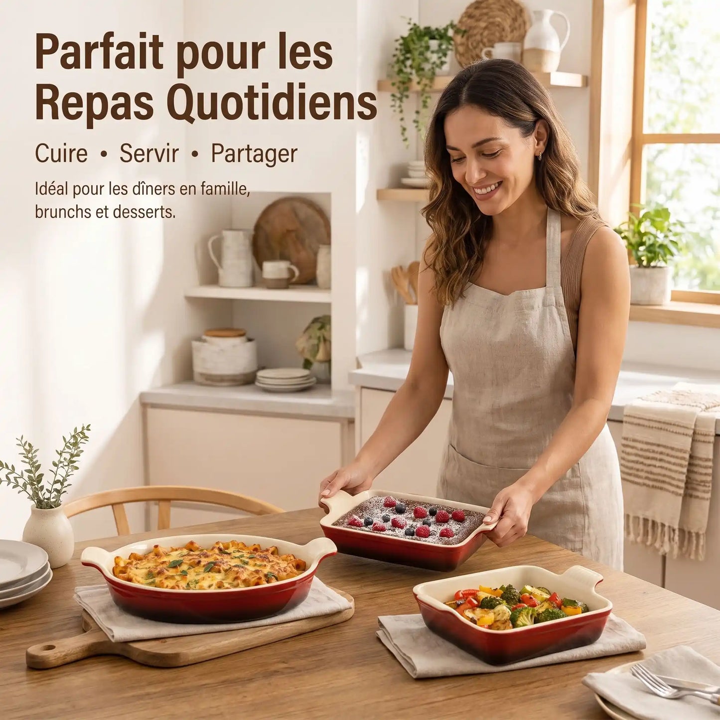 plat à four céramique élégant cuisson four MinimalisteLab