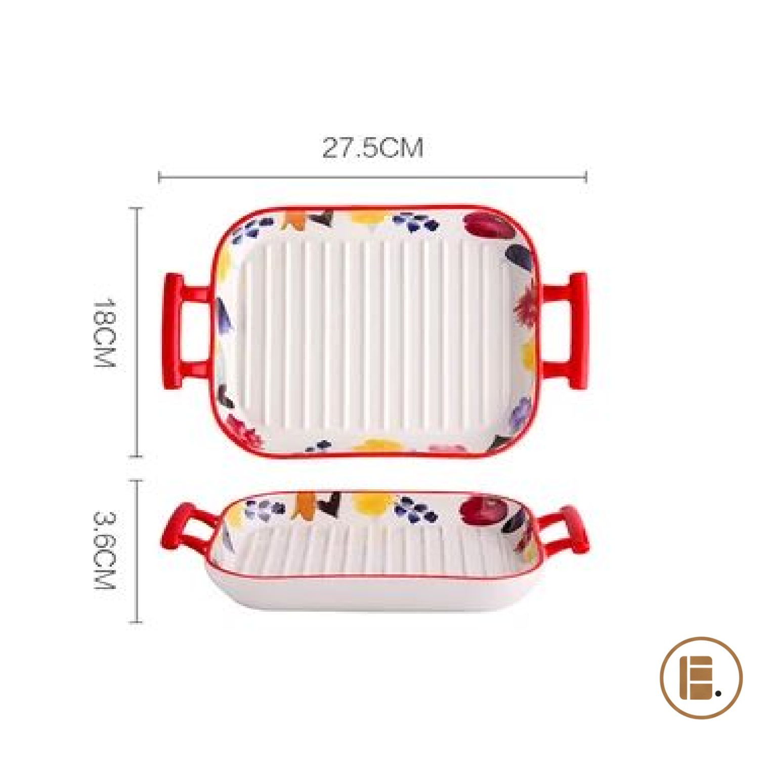 plat à four céramique ergonomique ambiance cuisine MinimalisteLab