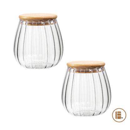 Pot a epices | Hermétique Verre Bois