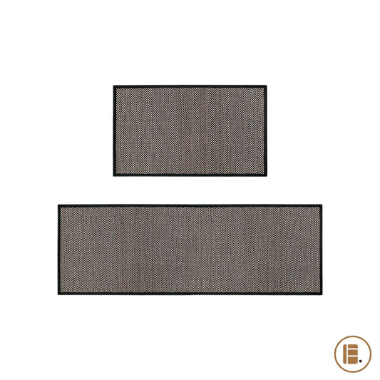 tapis cuisine antidérapant lavable 2 pièces couleur MinimalisteLab