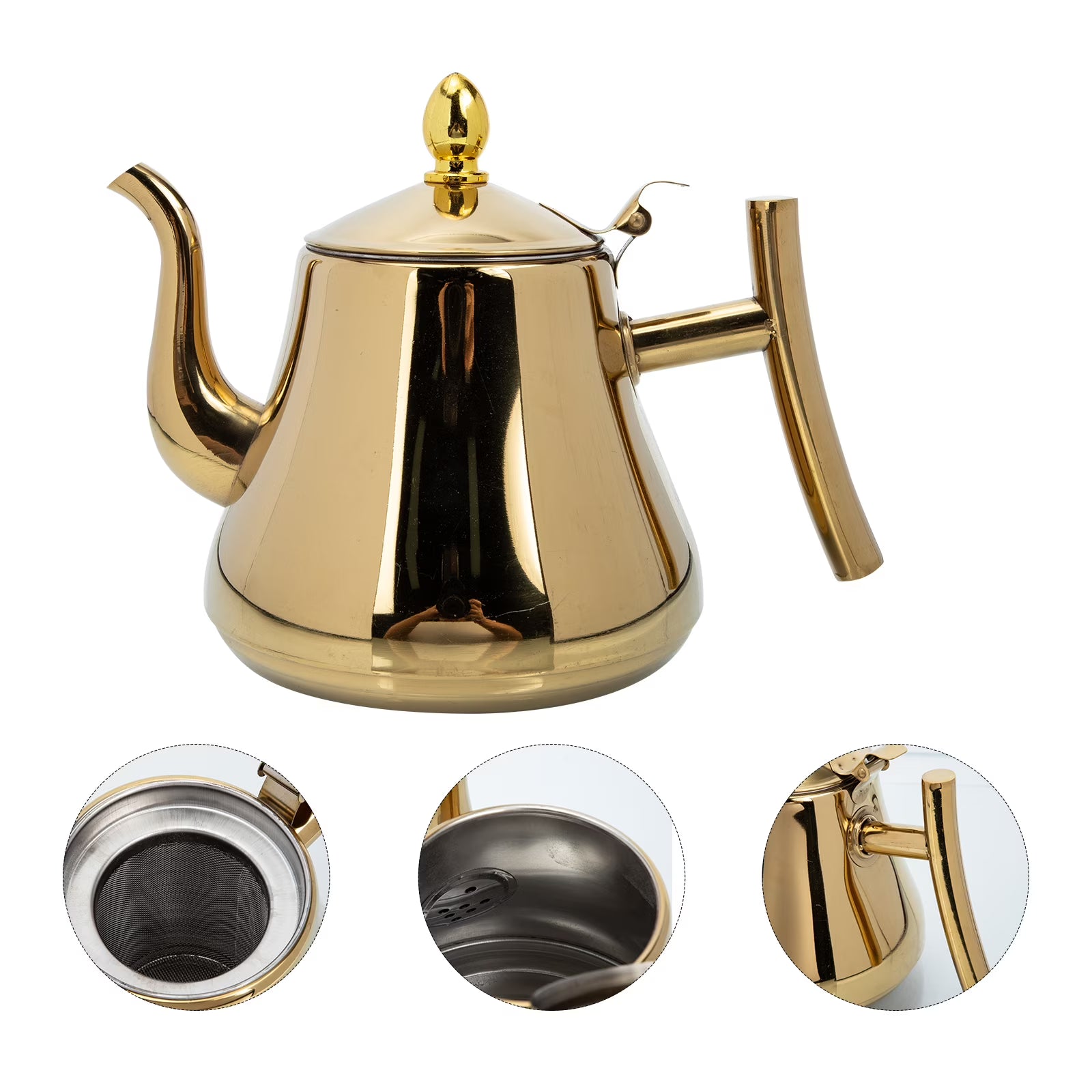 théière élégante argent MinimalisteLab