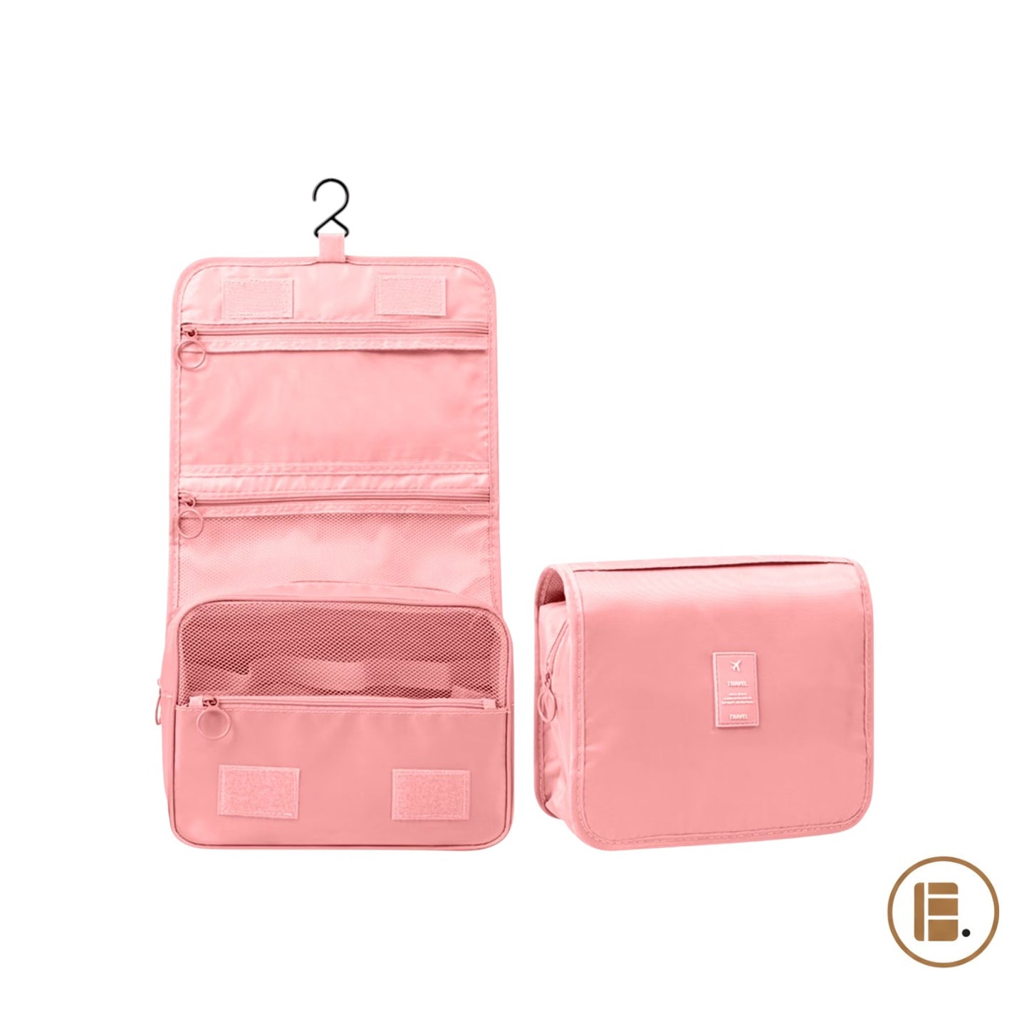 trousse de toilette voyage ultra-compacte fermeture éclair MinimalisteLab