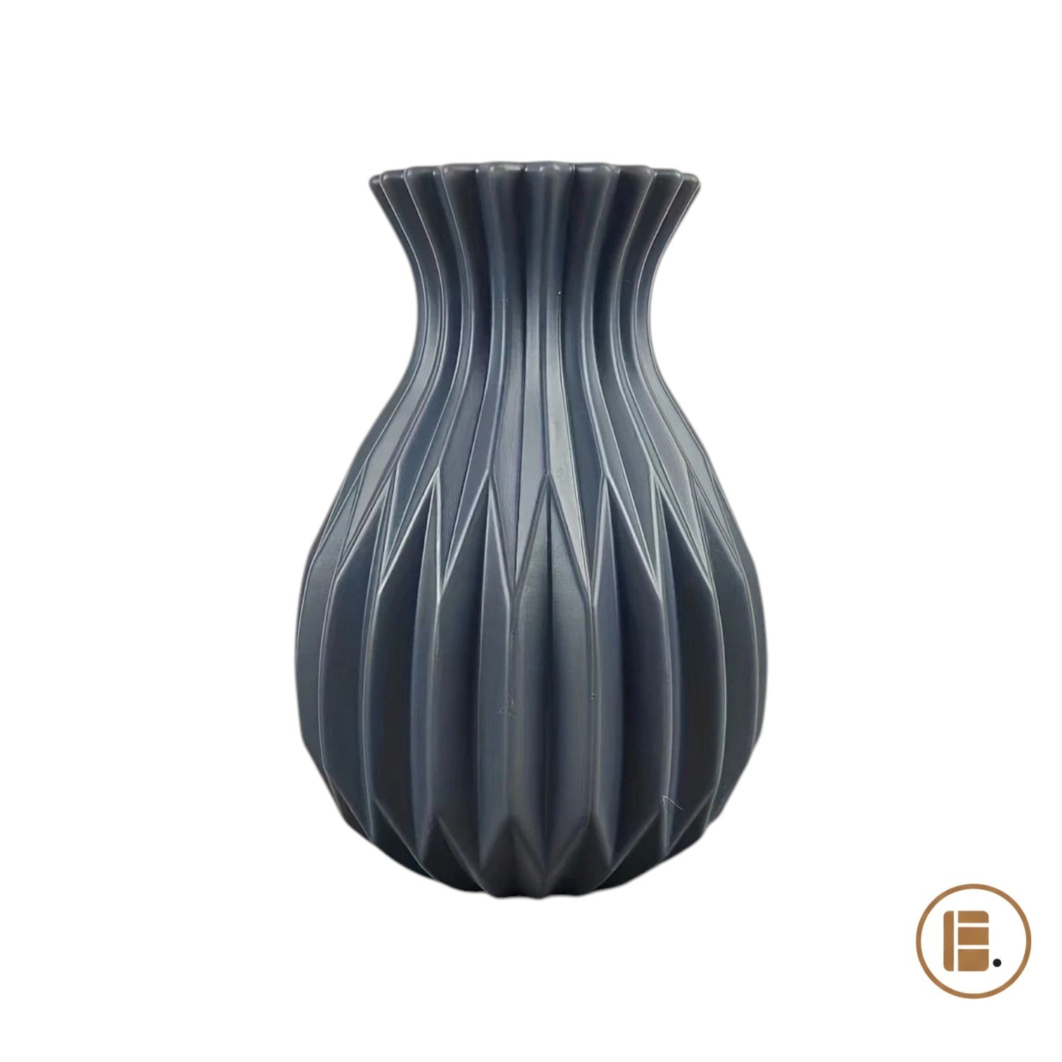 vase nervuré blanc céramique lifestyle salon MinimalisteLab