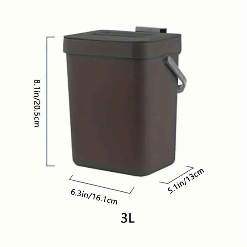 poubelle murale gain de place utilisation MinimalisteLab